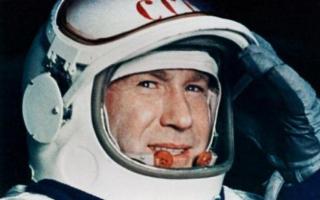 The very first cosmonauts in the world The first manned flight into outer space